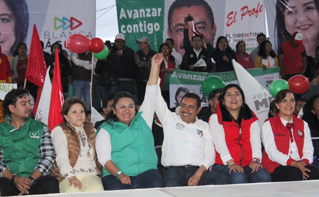 Cierran campaña Francisco Román y Daniela Nava en los distritos VIII y XIII